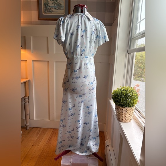 Floral V-Neck Maxi Dress Size Medium - Picture 3 of 10